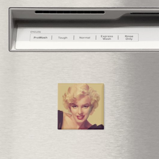 Aimant Marilyn en noir (In Situ (Lave-vaisselle))