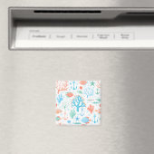 Aimant marin bleu et rose (In Situ (Lave-vaisselle))
