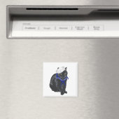 Aimant Marin Chat Noir (In Situ (Lave-vaisselle))
