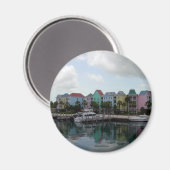 Aimant Marina des Bahamas de Nassau (Recto/Verso)