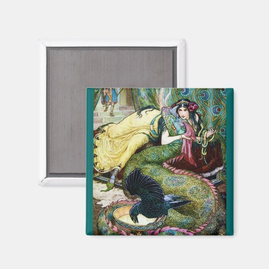 Aimant Marina et le Dragon (Recto/Verso)