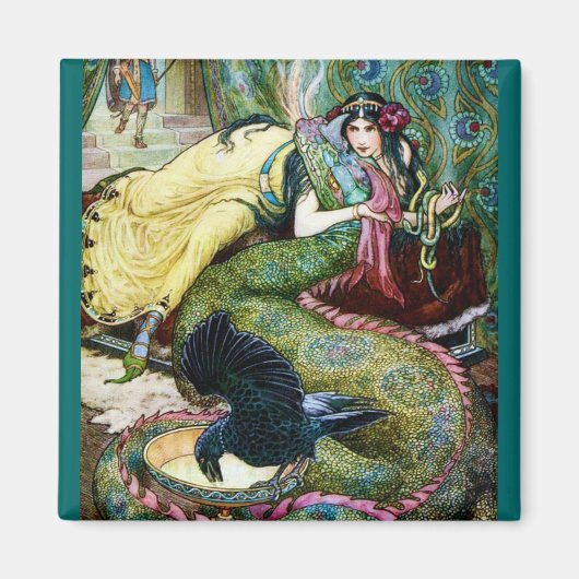 Aimant Marina et le Dragon (Devant)