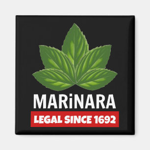 Aimant Marinara Juridique Depuis 1692 Feuilles Basil