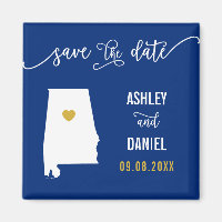 Marine Alabama Mariage Enregistrer la carte de la