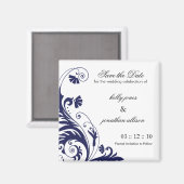 Aimant Marine Enregistrer le Mariage de date (Recto/Verso)