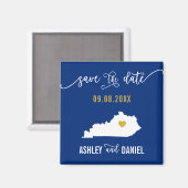 Aimant Marine Kentucky Wedding Enregistrer la carte de la (Recto/Verso)