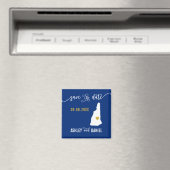 Aimant Marine New Hampshire Mariage Enregistrer la carte  (In Situ (Lave-vaisselle))