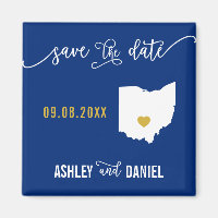 Marine Ohio Mariage Enregistrer la carte des dates