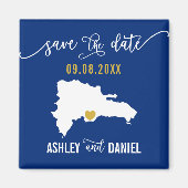 Aimant Marine République Dominicaine Mariage Enregistrer (Devant)