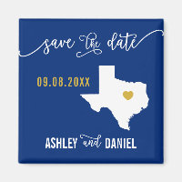 Marine Texas Wedding Enregistrer la carte de date