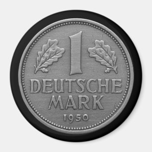 Aimant Mark de l'Allemand un du cru 1950
