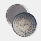 Aimant Mark de l'enquête Azimuth 1935 (Recto/Verso)