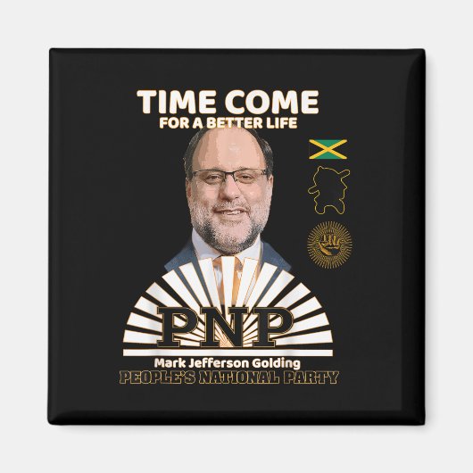 Aimant Mark Golding Jamaïque & #39 ; s People ' ; s Na (Devant)