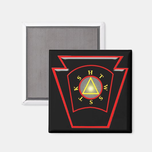 Aimant Mark Master Mason (Recto/Verso)