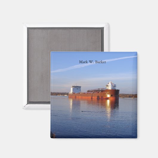 Aimant Mark W. Barker (Recto/Verso)