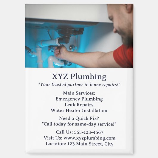 Aimant Marketing d'entreprise personnalisé ou promotion (Recto)