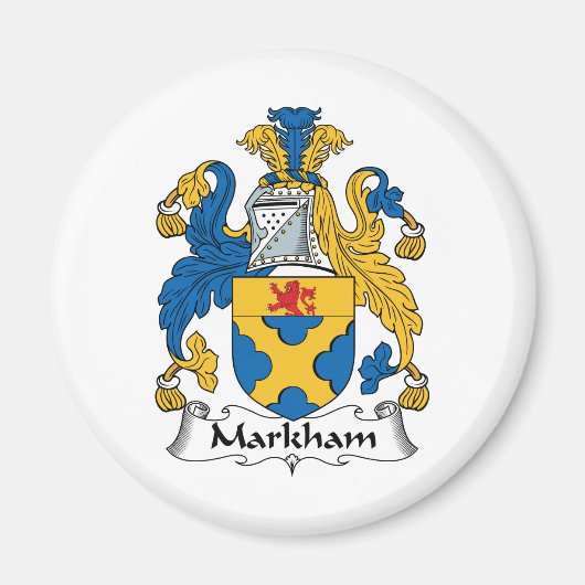 Aimant Markham Family Crest (Devant)