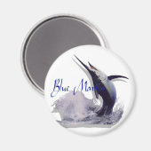 Aimant marlin bleu (Recto/Verso)