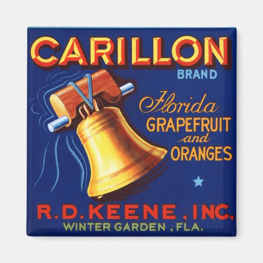 Aimant Marque Carillon Florida Grapefruit (Devant)