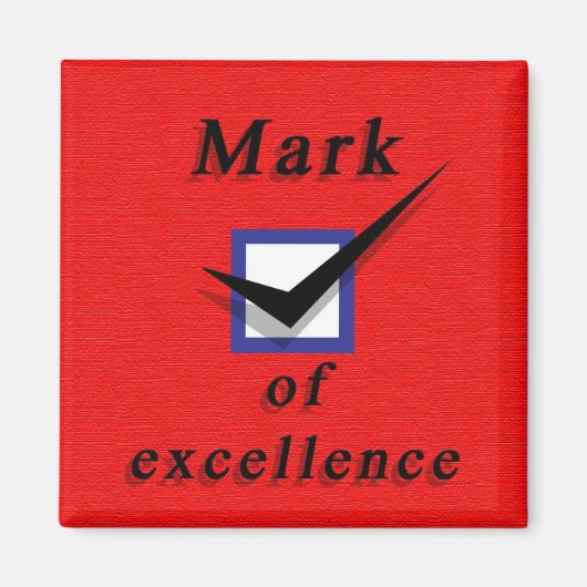 Aimant "Marque d'excellence" (Devant)