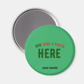 AIMANT MARQUE MODERNE MODERNE MODERNE EMERALD VERT VÉRIFI (Recto/Verso)