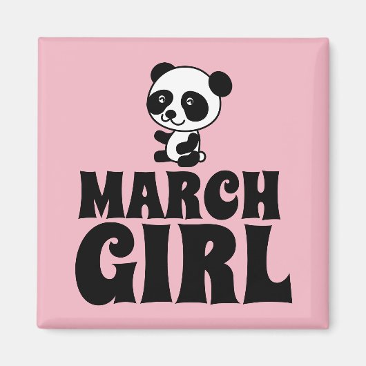 AIMANT MARS ANNIVERSAIRE PETITE FILLE (Devant)