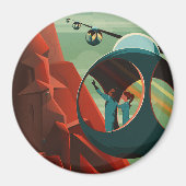 Aimant Mars Olympus Mons Système solaire Volcano le plus  (Devant)