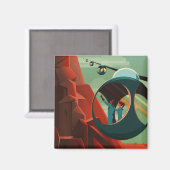 Aimant Mars Olympus Mons Système solaire Volcano le plus  (Recto/Verso)