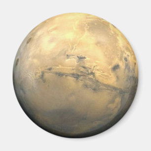 Aimant Mars, planète du système solaire