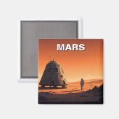 Aimant Mars Travel (Recto/Verso)