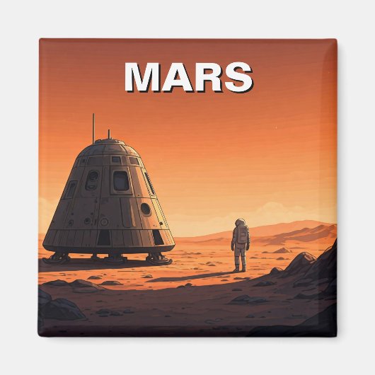Aimant Mars Travel (Devant)