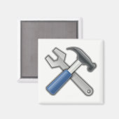 Aimant Marteau et Wrench (Recto/Verso)