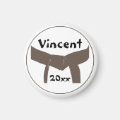 Aimant Martial Arts Brown Belt (Devant)