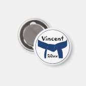 Aimant Martial Arts Dark Blue Belt (Recto/Verso)