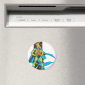 Aimant Martian Manhunter & fond spatial (In Situ (Lave-vaisselle))