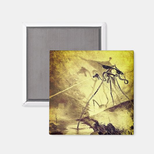 Aimant Martiens déchargeant des rayons de chaleur (Recto/Verso)