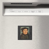 Aimant Martin Luther Ici Je Me Retiens Citation De La Foi (In Situ (Lave-vaisselle))