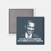 Aimant Martin marcha pour que Barack puisse courir. (Recto/Verso)