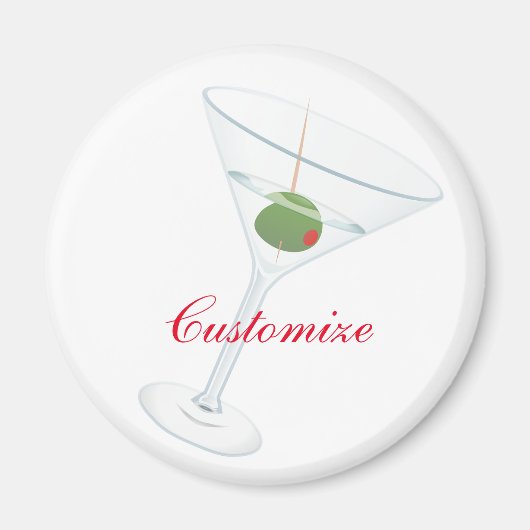 Aimant Martini à l'olive sale Thunder_Cove (Devant)