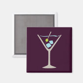 Aimant Martini Glass (Recto/Verso)