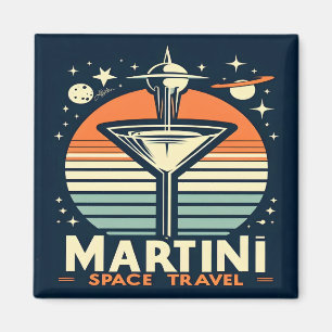 Aimant Martini Space Travel Lift Off Logo