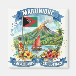 Aimant Martinique Island Souvenir