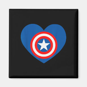Aimant Marvel Captain America Avengers Cœur Amour Valenti