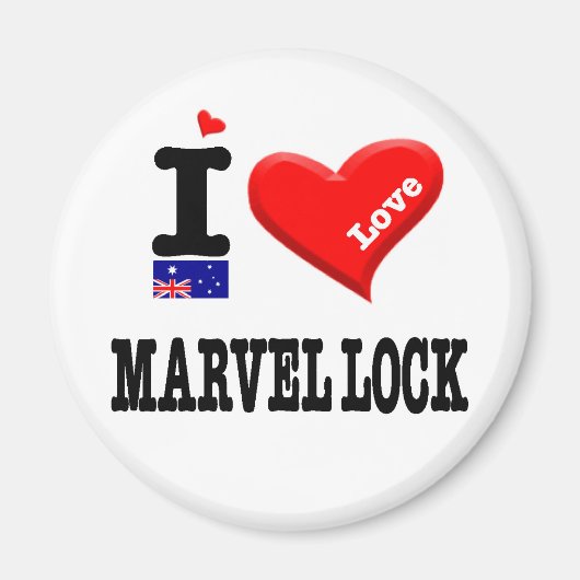 Aimant MARVEL LOCK - I Love (Devant)