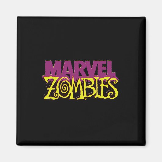 Aimant Marvel Zombies Official Color Logo Halloween (Devant)