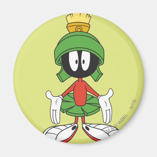 Aimant MARVIN LE MARTIAN™ Confus (Devant)
