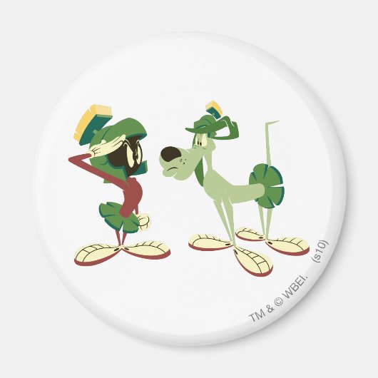 Aimant MARVIN LE MARTIAN™ et K-9 (Devant)