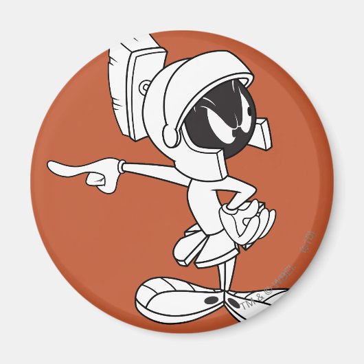 Aimant MARVIN MARTIAN™ Pointing (Devant)