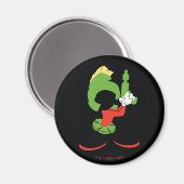 Aimant MARVIN MARTIAN™ Silhouette avec Raygun (Recto/Verso)