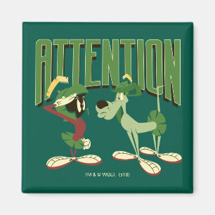 Aimant MARVIN THE MARTIAN™ & K-9 "Attention"